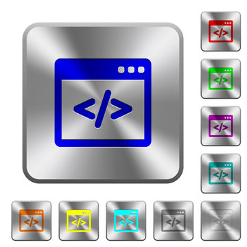 Steel programming code buttons