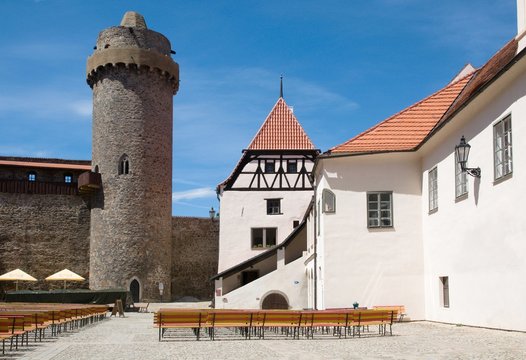 Castle Strakonice in the Southern Bohemia,Czech Republic