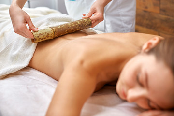 massage with bamboo sticks