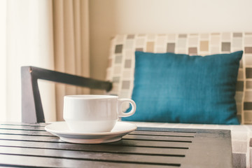 White coffee cup
