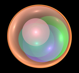 Abstract fractal background