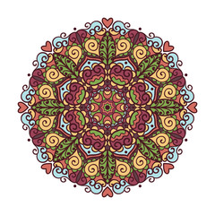 Vector mandala ornament