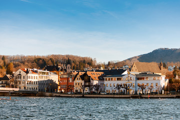Obraz premium Gmunden - the beautiful city of Alpine, Austria