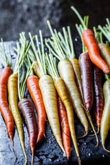 Multi-colored carrots