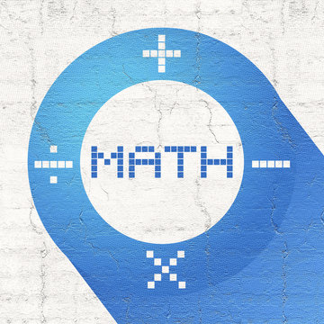 blue math symbol