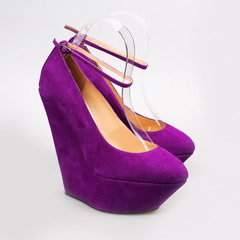 Women's purple shoes