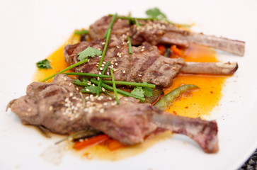 Rack of lamb