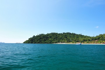  The paradise island in trang province , thailand