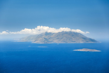 The island Chalki. Rhodes Island. Greece