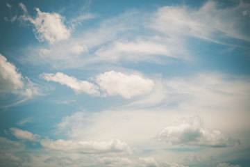 Obraz premium cloud on blue sky