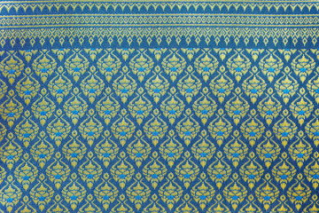 Thai silk fabric pattern