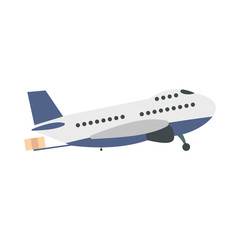 Passenger airplane flat 