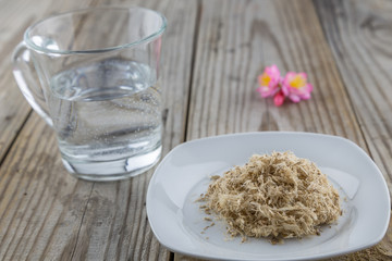 Slippery elm is a herb used to help to soothe the digestive tract