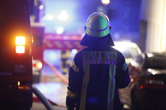 Feuerwehrmann im Einsatz