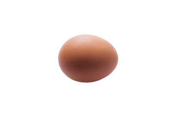 egg isolated on white - stock photo