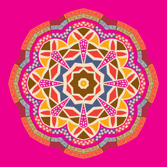 circular abstract pattern in Arabic style