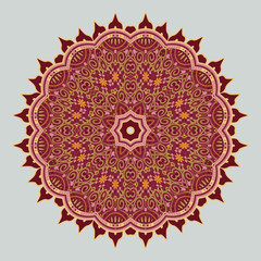 mandala in Oriental style. Vector