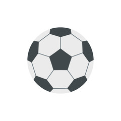 Obraz premium Soccer ball flat icon