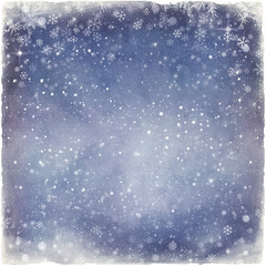  Abstract Christmas background with snowflakes