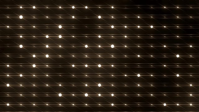 Floodlights gold disco background. Abstract motion background, shining lights, energy waves.