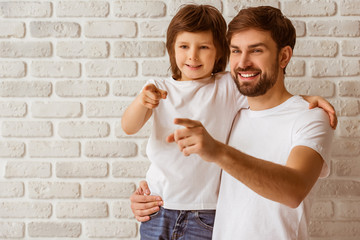 Father and son