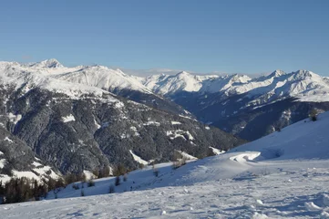Fotobehang Italien, Südtirol, Dolomiten, Sexten, Sextener Dolomiten, Helm, Innichen, Wintersport © TRFilm