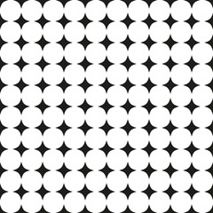 Seamless geometric modern vector pattern. Fine ornament with stars