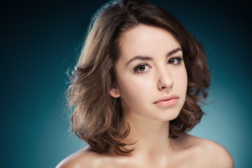 Fototapeta premium young beautiful girl portrait