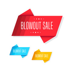 Blowout Sale Tags