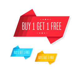 Buy 1 Get 1 Free Tags