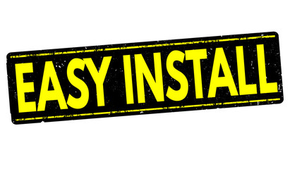Obraz premium Easy install stamp