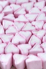 heart-shaped marshmallows