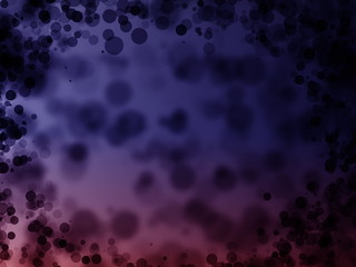 Dark bokeh background