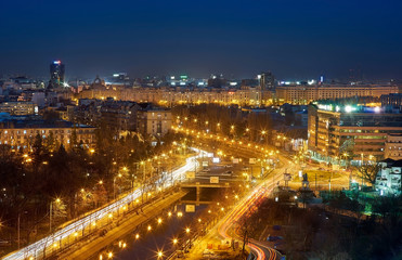 Fototapeta na wymiar Bucharest Aerial View