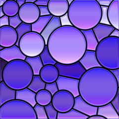 abstract vector stained-glass mosaic background