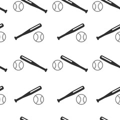 vector pattern baseball. Pattern ball and bat
