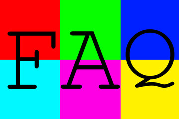 Frequently asked questions (FAQ): primary colors, RGB and CMYK color model.