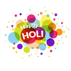 Happy Holi greeting card