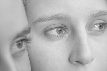 Ojos de adolescentes