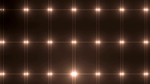 Floodlights orange disco background. Abstract motion background, shining lights, energy waves.