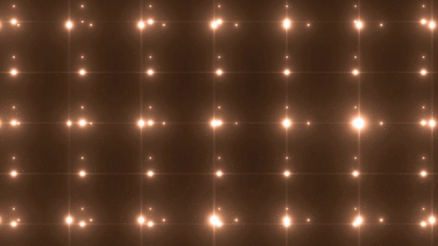 Floodlights orange disco background. Abstract motion background, shining lights, energy waves.