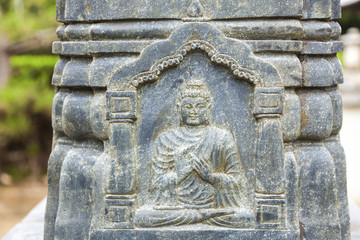 Buddha Carving Statue at Buddhist Temple