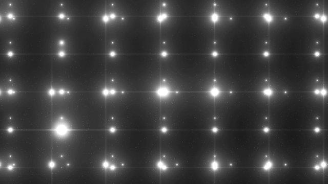 Floodlights silver disco background. Abstract motion background, shining lights, energy waves.