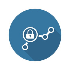 Security Checkpoint Icon. Flat Design.