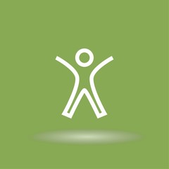 Fototapeta premium Pictograph of success people