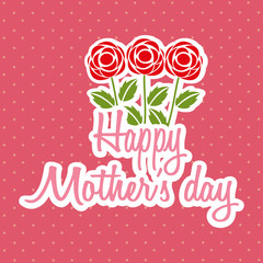 happy mothers day design 