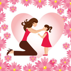 happy mothers day design 