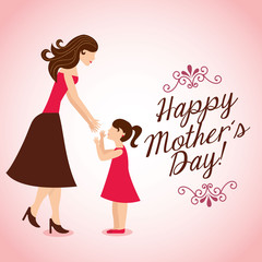 happy mothers day design 