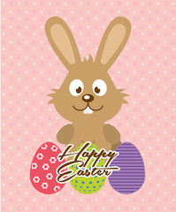 Fototapeta premium happy easter design 