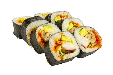 japanese roll isolated